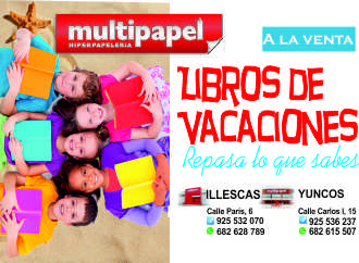 Libros de vacaciones en Illescas y Yuncos en multipapel